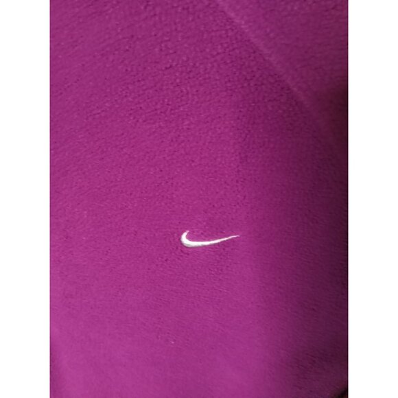 Nike Polar Fleece 1/2 Zip Pullover Top With Side Pockets In Great Condition L/XL - Picture 4 of 4